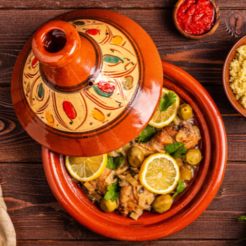Tajine poulet citron - Recette